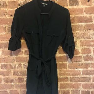 Black Express Shirt Dress!